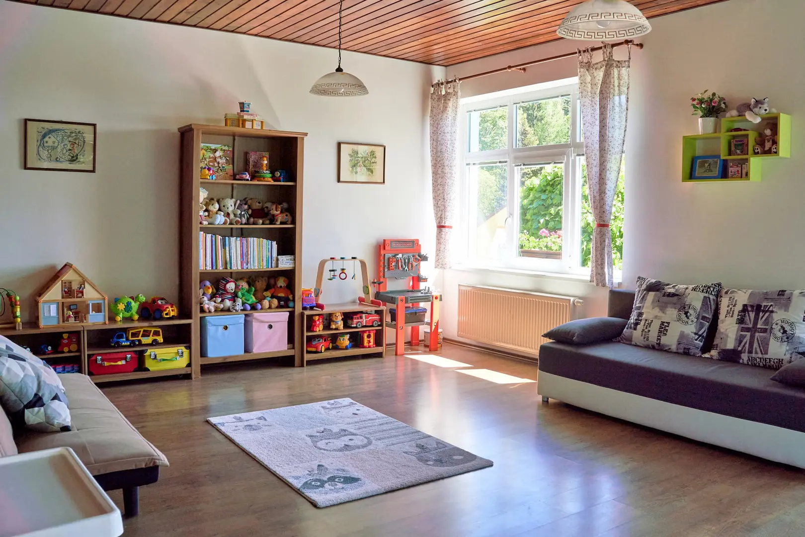 Dětská herna v Chatě Harmonie s množstvím hraček a aktivit